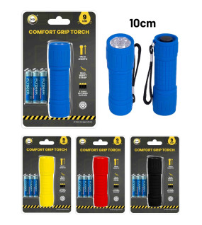 9 Led 10cm Torch with Batteries 9 Led 10cm Torch with Batteries