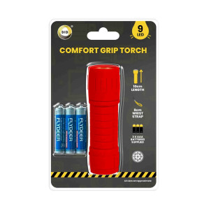 9 Led 10cm Torch with Batteries 9 Led 10cm Torch with Batteries