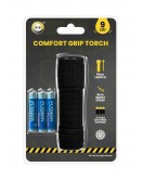 9 Led 10cm Torch with Batteries