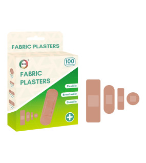 100pc Assorted Fabric Plasters