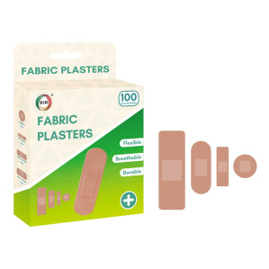 100pc Assorted Fabric Plasters
