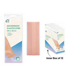 1m x 6cm Waterproof Plaster Strip 1m x 6cm Waterproof Plaster Strip