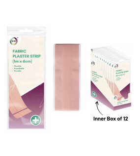 1m x 6cm Fabric Plaster Strip 1m x 6cm Fabric Plaster Strip