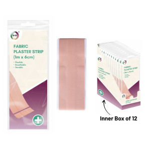 1m x 6cm Fabric Plaster Strip 1m x 6cm Fabric Plaster Strip