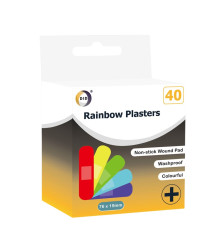 40pc Rainbow Plasters