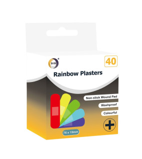 40pc Rainbow Plasters 40pc Rainbow Plasters