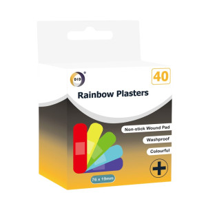 40pc Rainbow Plasters