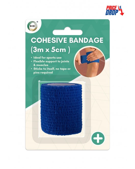 3m x 5cm Cohesive Bandage