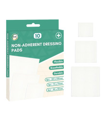 10Pk Non-Adherent Dressing Pads