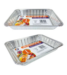 1pc Large Rectangular Foil Dish (Approx 457mm x 337mm x 65mm)