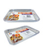 3pc Foil Bake Tray (Approx 324mm x 227mm x 31mm) 3pc Foil Bake Tray (Approx 324mm x 227mm x 31mm)