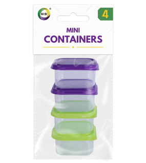 4pc Mini Containers 4pc Mini Containers