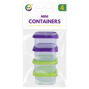 4pc Mini Containers