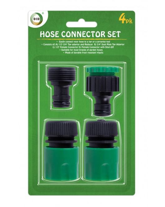 4pc Hose Connector Set