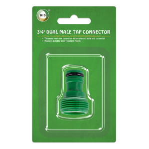 3/4" Dual Male Tap Connector 3/4" Dual Male Tap Connector