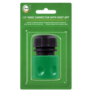 1/2" Hose Connector with Shut Off 1/2" Hose Connector with Shut Off