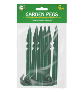 6pc Garden Pegs 6pc Garden Pegs