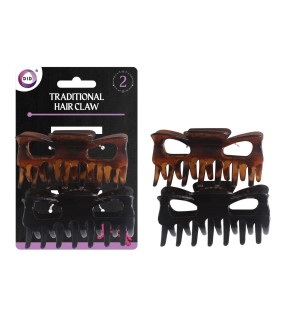 2pc Traditional Hair Claw 2pc Traditional Hair Claw