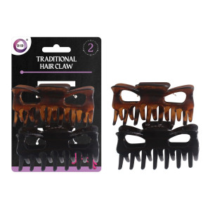 2pc Traditional Hair Claw 2pc Traditional Hair Claw