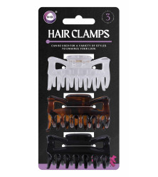 3Pk Hair Clamps