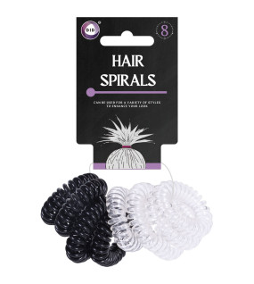 8Pk Hair Spirals  8Pk Hair Spirals