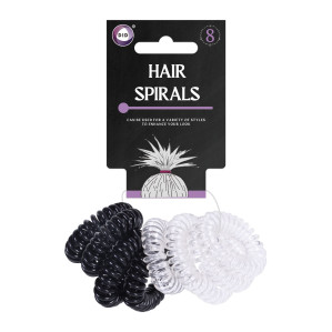 8Pk Hair Spirals  8Pk Hair Spirals