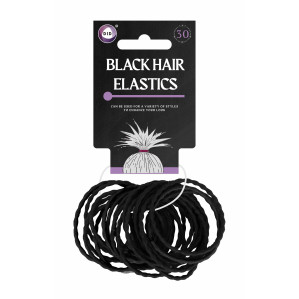 30Pk Black Hair Elastics 30Pk Black Hair Elastics