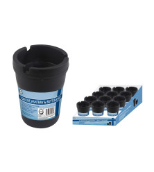 3 Groove Ashtray & Butt Bucket