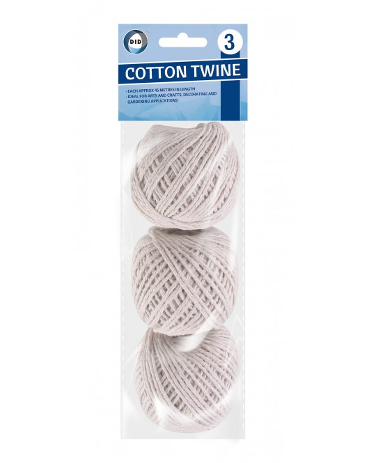 3pc Cotton Twine (3 x 45M)