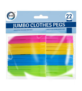 22pc Jumbo Clothes Pegs 22pc Jumbo Clothes Pegs