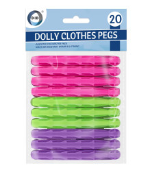 20pc Dolly Clothes Pegs