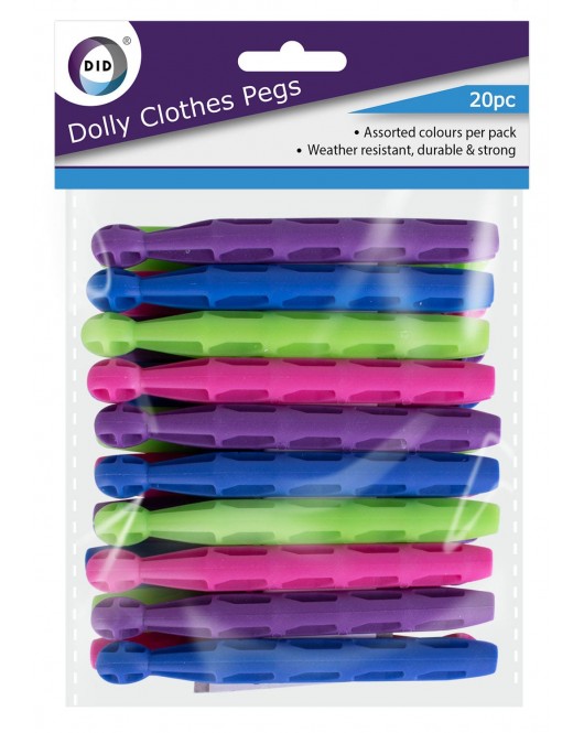 20pc Dolly Clothes Pegs