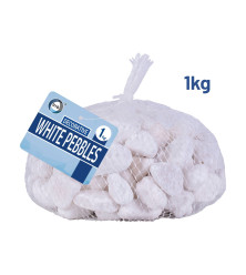 1Kg Decorative White Pebbles