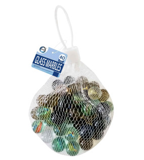 40pc Glass Marbles 40pc Glass Marbles