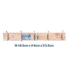 5 Hook Hat & Coat Rack 5 Hook Hat & Coat Rack