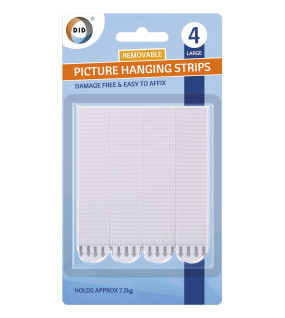 4Pk Large Picture Hanging Strips 4Pk Large Picture Hanging Strips