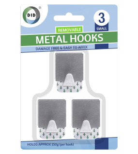 3Pk Small Metal Hooks 3Pk Small Metal Hooks