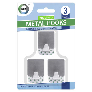 3Pk Small Metal Hooks 3Pk Small Metal Hooks
