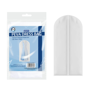 60cm x 140cm Peva White Dress Bag 60cm x 140cm Peva White Dress Bag