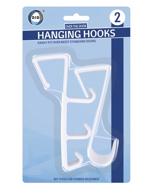 2Pk Over The Door Hanging Hooks