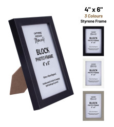 4" x 6" Block Photo Frame