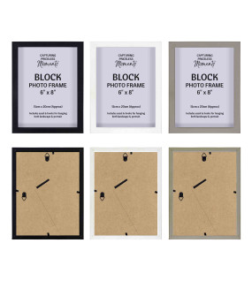 6" x 8" Block Photo Frame