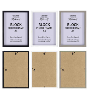 A4 Block Photo Frame