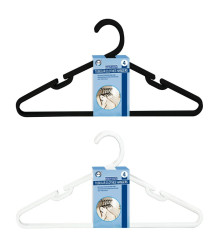 4Pk Heavy-Duty Tubular Clothes Hangers