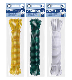 15m Steel Core Clothesline