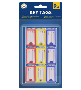 9pc Key Tags 9pc Key Tags