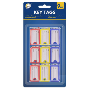 9pc Key Tags