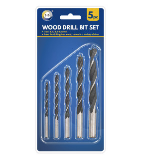 5pc Wood Drill Bit Set 5pc Wood Drill Bit Set