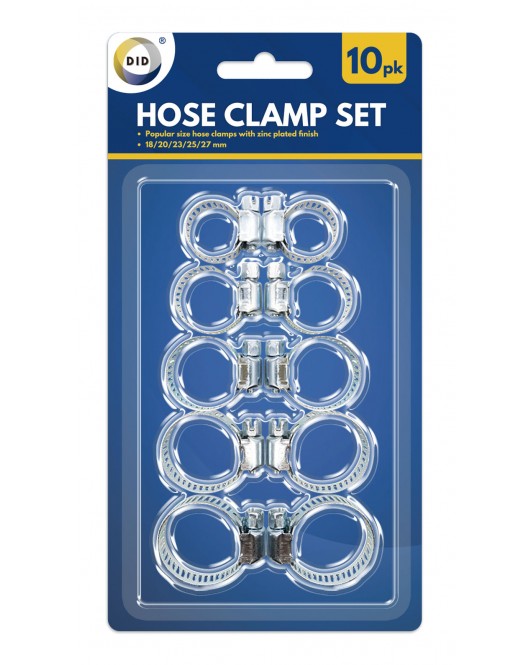 10pc Hose Clamp Set