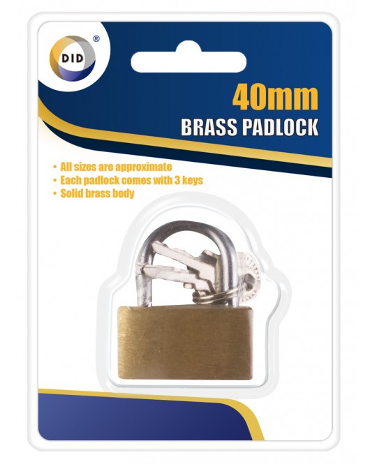40mm Brass Padlock